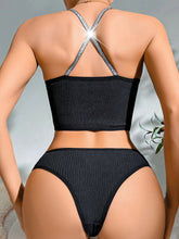 Set de lencería con abertura